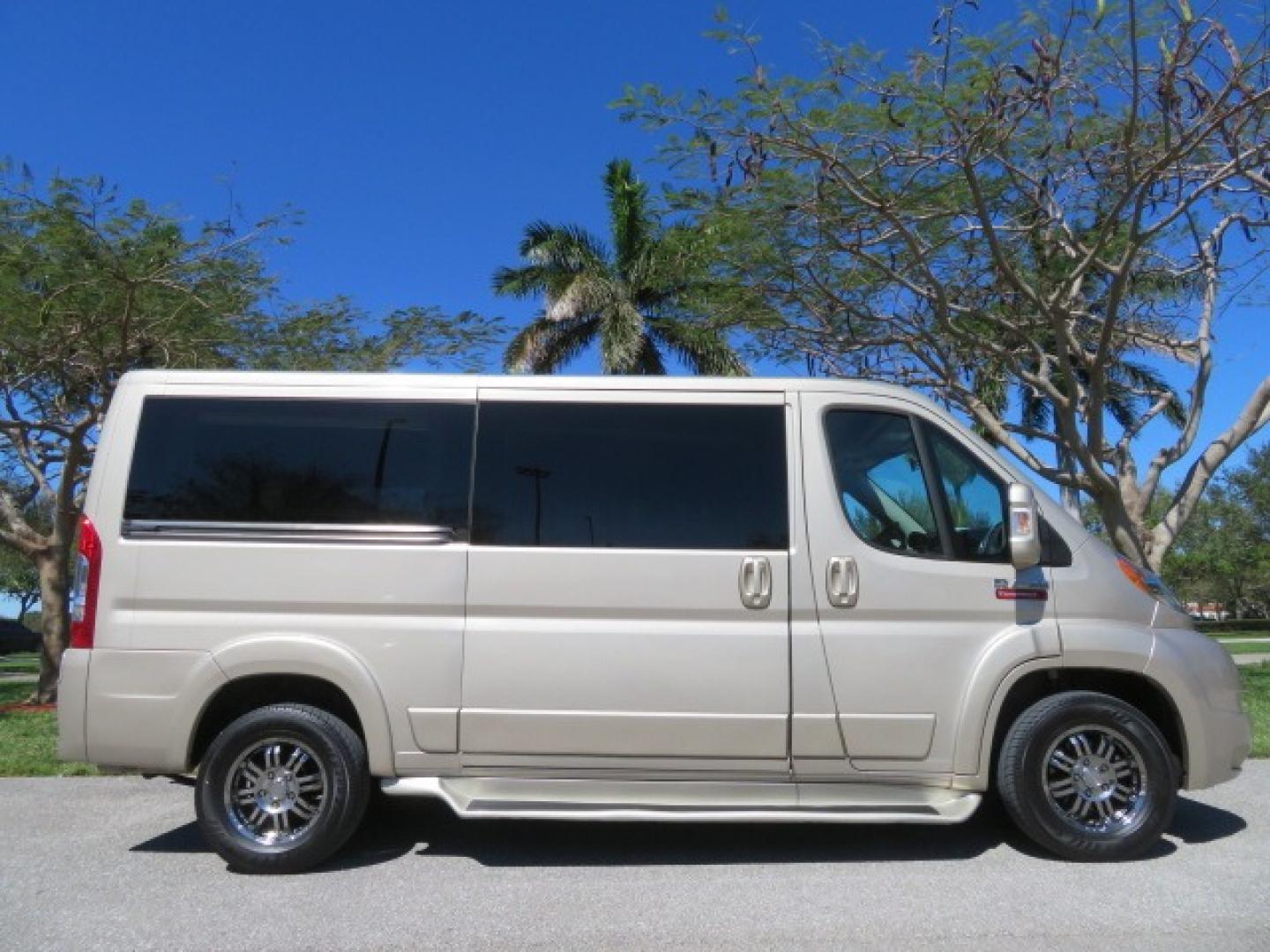 2016 Gold /Tan and Black Leather RAM Promaster (3C6TRVAG5GE) , located at 4301 Oak Circle #19, Boca Raton, FL, 33431, (954) 561-2499, 26.388861, -80.084038 - You are looking at a Gorgeous 2016 Ram Promaster Tempest X Handicap Wheelchair Conversion Van with 30K Original Miles, Lowered Floor, Dual Side Entry Doors, Power Passenger Side Entry Door, 750lb Braunability Wheelchair Lift, 4 Passenger Rear Power Bench Seat/Bed, Navigation, Rear Entertainment, Sur - Photo#6